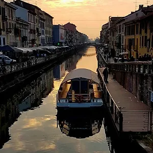 The Boheme Vintage Junior ---- Cozy & Quiet & Comfortable With Private Bathroom & Fully Equipped Kitchenette & Cozy Balcony - Lift To 4th Floor - Metro' -green Subway Porta Genova Milano